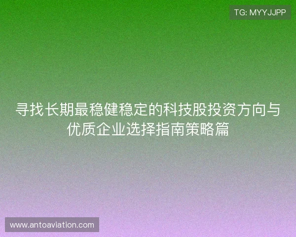 寻找长期最稳健稳定的科技股投资方向与优质企业选择指南策略篇 寻找长期最稳健稳定的科技股投资方向与优质企业选择指南策略篇